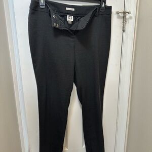 Anne Klein Black and White Textured Pants